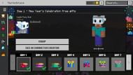 Each day has its own dedicated free cosmetic in the marketplace (Image via Mojang)